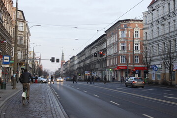 street in Szczecin