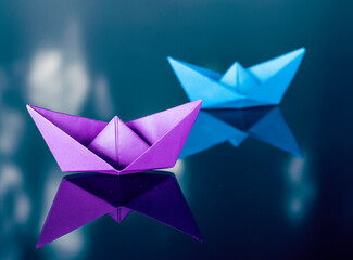 Paper boats