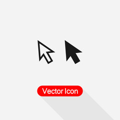 Pointer Icon, Cursor Icon vector illustration Eps10