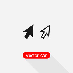 Pointer Icon, Cursor Icon vector illustration Eps10