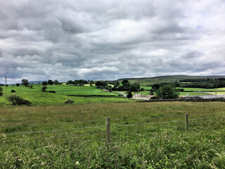 Naklejka premium A view of the Yorkshire Dales near Mallam Cove