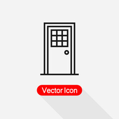 Prison Door Icon Vector Illustration Eps10