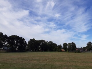 golf course in the morning