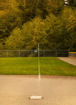 Down the foul line