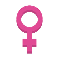 breast cancer awareness, sign gender female isolated icon
