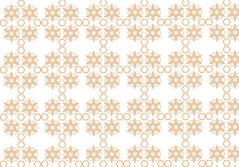 golden abstract ornamental geometric seamless pattern.luxury background and texture