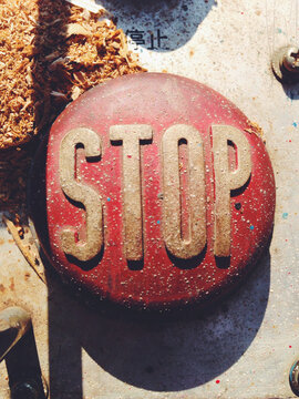 Big Red Stop Button