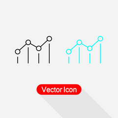 SEO Benchmark Icon, Chart Icon,Bar Chart Analytics Icon Vector Illustration Eps10