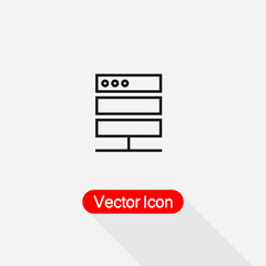 Server Icon Vector Illustration Eps10