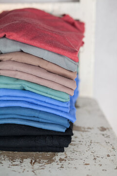 Stack of tshirt