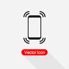 Smart Phone Vibrating Icon Vector Illustration Eps10