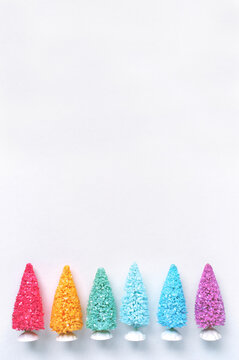 Rainbow trees.