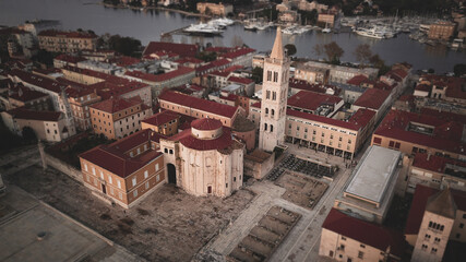 view of the old town of Zadar