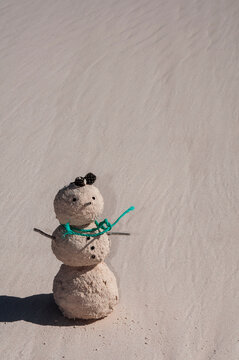 Sand Snowman