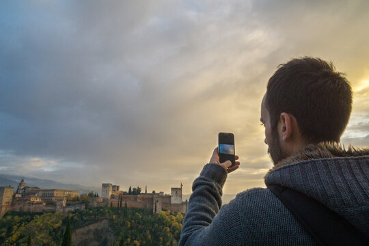 Alhambra of Granada from the viewpoint of Saint Nicholas