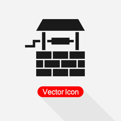 Well Icon sump icon Vector Illustration Eps10