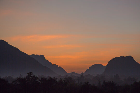 Mountain and Sky