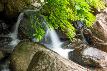 Waterfalls in baishuizhai scenic spot, Guangzhou, China