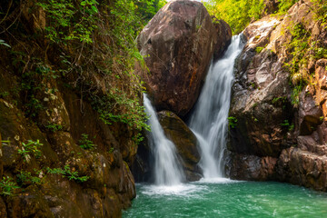 Waterfalls in baishuizhai scenic spot, Guangzhou, China