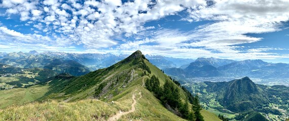 Panorama pic du Marcelly haute savoie