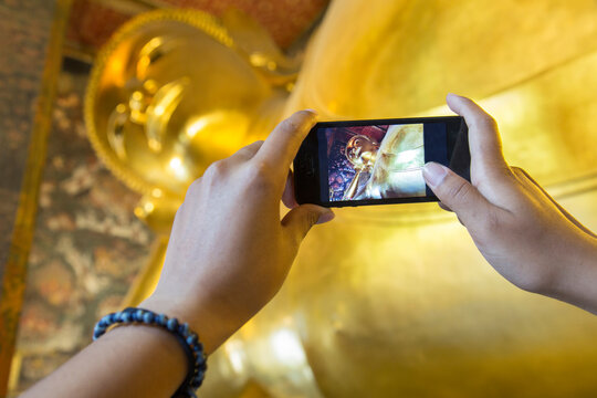 Photographing Statue