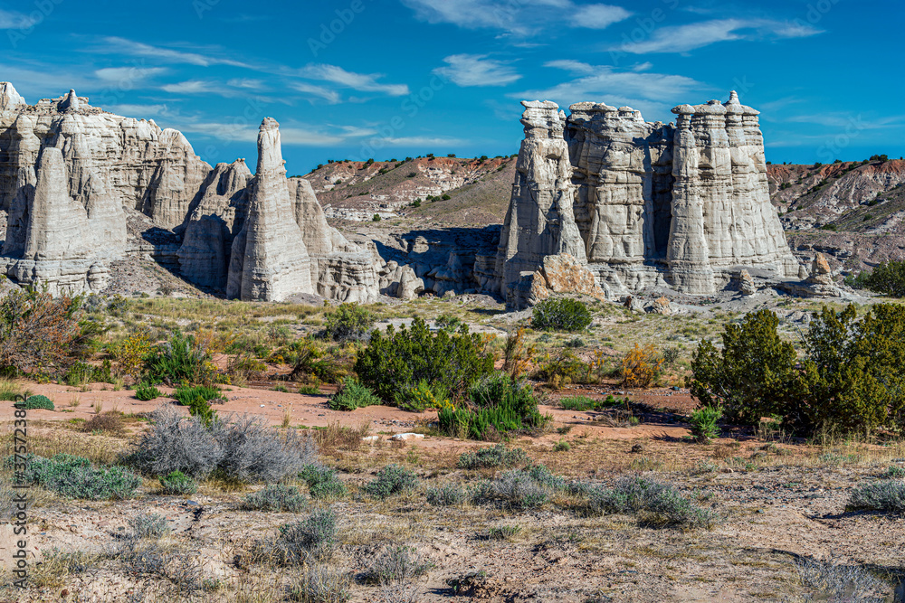 Poster Tuffaceous Sandstone Formations Near Casa Blanca New Mexico USA