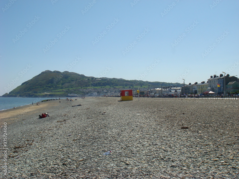 Poster view of the beach