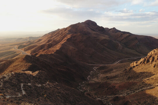 El Paso Mountain Range at Sunset