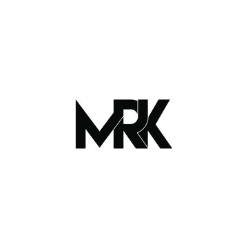 mrk letter original monogram logo design