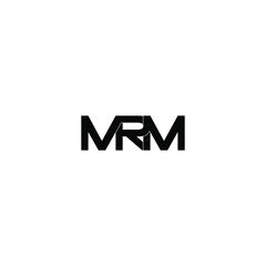 mrm letter original monogram logo design