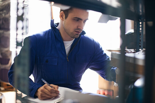 Warehouseman Working