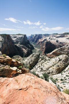 Panorama from Observation Point in Zion National Park