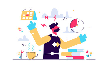 Terrible time crunch, cramming material