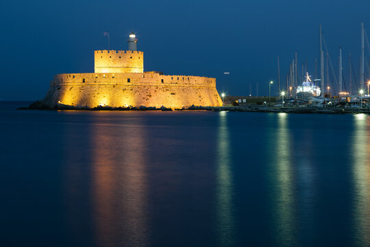 Mandraki fort, Rhodes, Greece