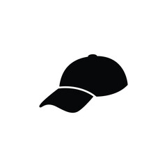 Cap icon vector on white background, simple sign and symbol.