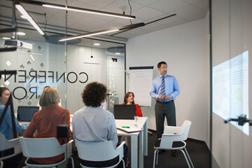 Business team at the meeting