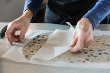 The process of making crackers