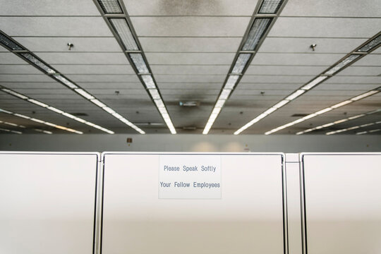 Be Quiet Sign in Corporate office