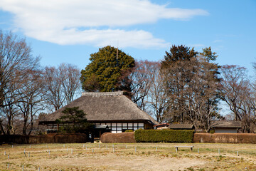 Fototapeta premium Old farm house (Kominka) in Japan
