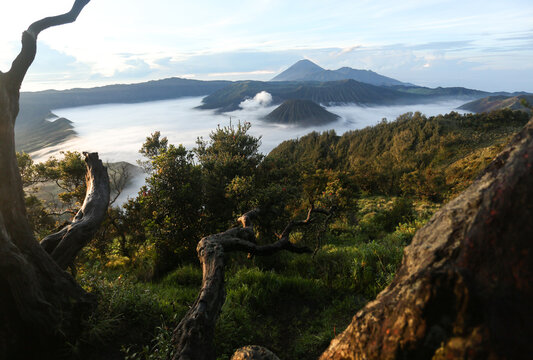 Sunrise at mount Bromo