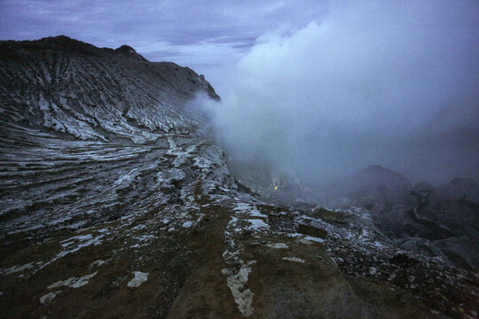 Rim of Kawah Ijen