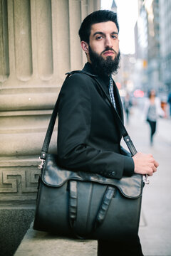 Young Hip Businessman in Suit