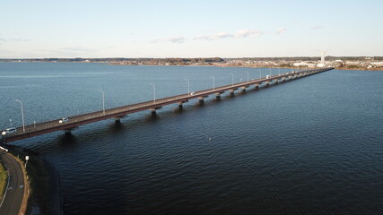 Fototapeta premium 湖上の橋