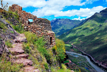 Scenery in Pisac, Peru