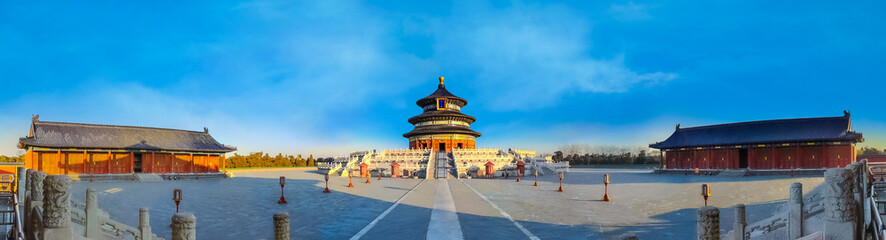 The Hall of Prayer for Good Harvests at the Temple of Heaven in Beijing, China