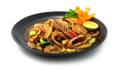 Spicy Squid Salad with Lime Thai Food