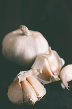 garlic close-up