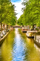Foto op Plexiglas Scenic Amsterdam Canal © Eric Hood