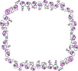 vector cartoon unicorn background design