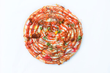 pizza isolated on white background